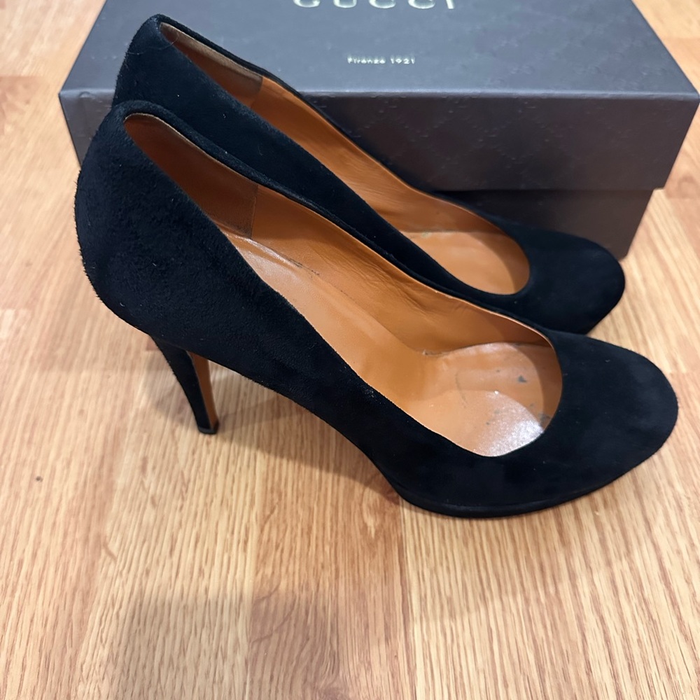 Gucci Black Heels Classic Stiletto Pumps